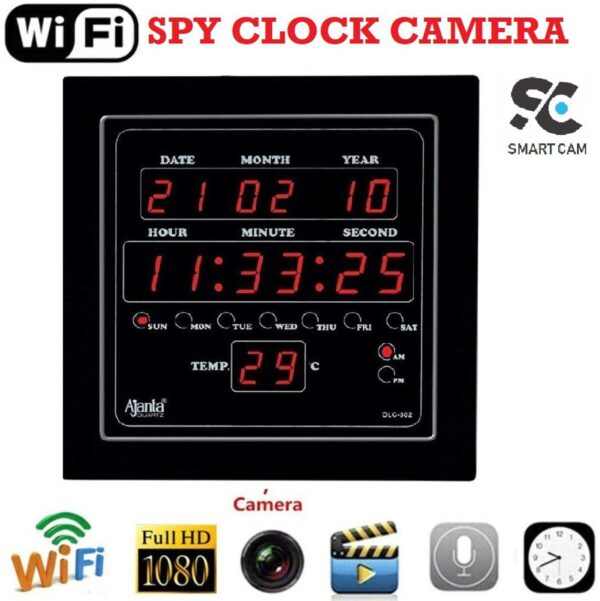 Spy Wall Clock Camera